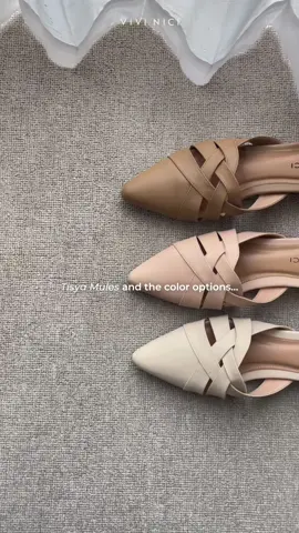 Tisya Mules the design is timeless ,and made for ur any occasions✨ #fyp #vivinici #twindate #heelswanita #officeoutfit 