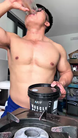 Tăng size, kết hợp bổ sung vào chế độ ăn cùng tập luyện ok lắm nha ae 👌💪 #musclemass #massgainer #afit 