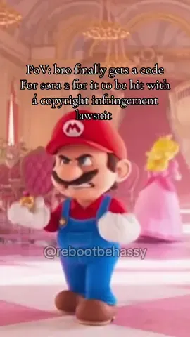 Yeah they had to do something against it because I was cooking the best anitok vids #sora2 #mario #viral #ai #princesspeach 