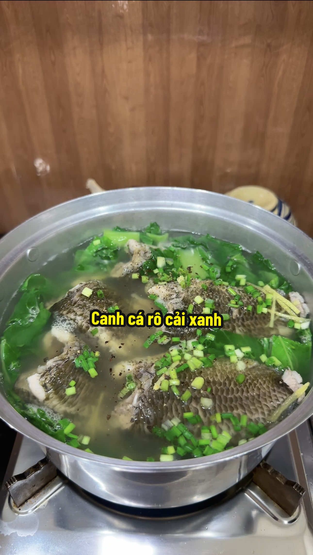 #xuhuong cá rô nấu canh cải xanh cũng ngon lắm nha mọi người #bepcovang #ancungtiktok #monanngon #leanontiktok 