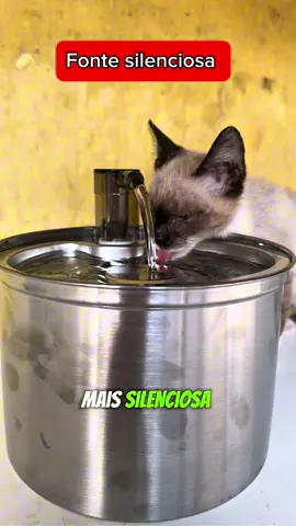 Fonte de água para gatos #gatos #gato #gatostiktok 