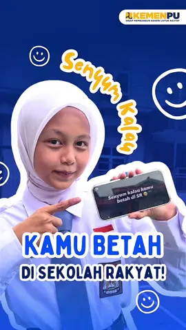 #SahabatPU, lihat deh senyum mereka adalah bukti sederhana kalau betah belajar di Sekolah Rakyat! Melalui Kementerian PU, SRMA 11 Bandung ini direnovasi dan dilengkapi fasilitas yang lebih layak agar anak-anak bisa belajar dengan nyaman dan penuh semangat. Program kerja ini merupakan bagian dari “Setahun Bekerja, Bergerak – Berdampak” dalam menjalankan ASTA CITA dari Presiden @Prabowo Subianto. #SigapMembangunNegeri #SetahunBerdampak #PU608 #fyp