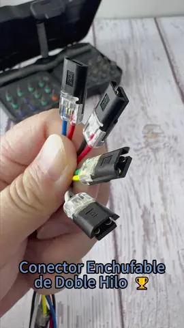 🔥 LAST PROMOTION  🏆 Double-Wire Plug-in Connector With Locking Buckle 🔩🔒 ✔️ Secure locking buckle design - Ensures stable connection, preventing accidental disconnection ✔️ Double-wire core structure - Enhances conductivity and durability for long-term use ✔️ Easy plug-in operation - Simple to install and remove without complicated tools ✔️ Wide compatibility - Suitable for various electrical devices, appliances, and wiring scenarios ✔️ High-quality materials - Resistant to wear, corrosion, and heat for safe usage ✔️ Compact & space-saving - Ideal for both home, office, and industrial wiring needs#dealdrops #wiring#circuitboard #toolstoday #tiktokmade