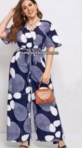 Opt Fashion Plus Size Casual Belted Jumpsuit for women #jumpsuitforwomen #jumpsuit 