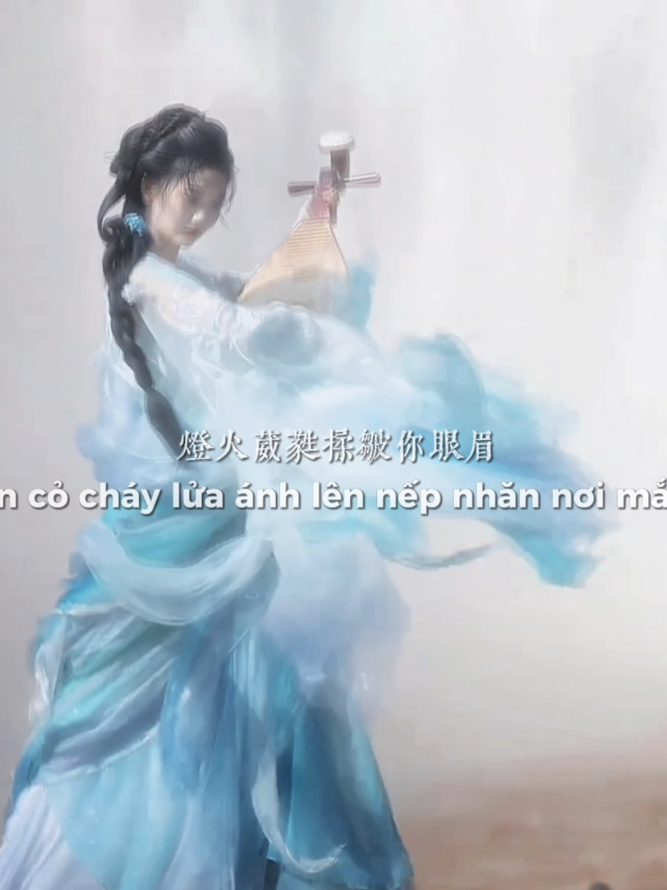 牵丝戏 | 风雪轻拂，灯火渐微， 一场戏散，人各天涯。 —Gió tuyết khẽ chạm, đèn dần phai — vở kịch tan, người mỗi phương trời. #牵丝戏 #khientihi #lyrics #nhactrung #xh 