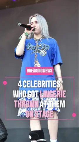 4 Celebrities Who Got Lingerie Thrown at Them on Stage — The Last One Will Totally Shock You#usa #us #fyp #foryou #celebrity 