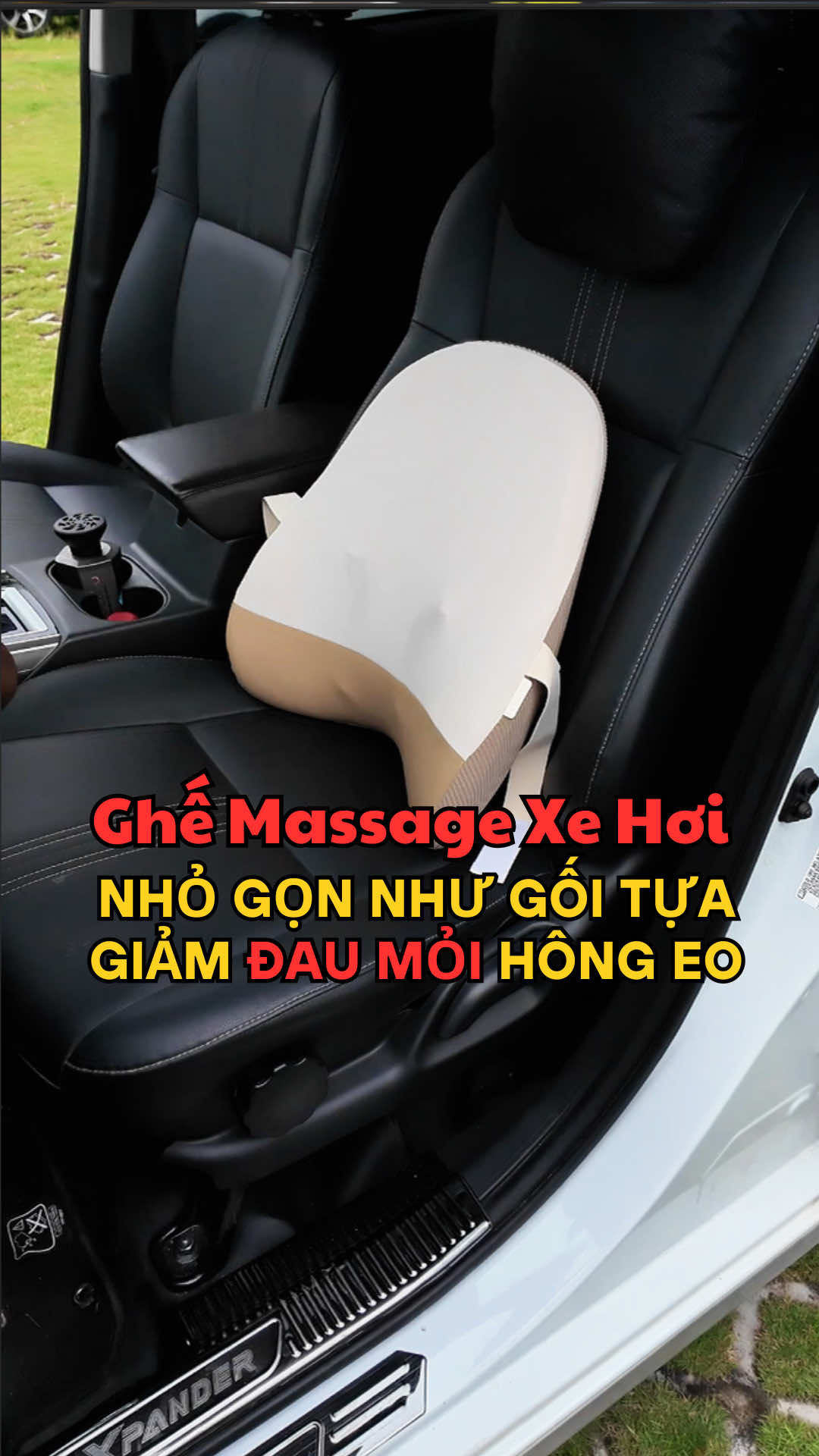 Máy Masssage đa năng trên xe hơi, giảm tình trạng đau mỏi lưng eo và cổ vai gáy, sử dụng tiện lợi #hunglendo #phukienoto #maymassage #maymassagecovaigay #maymassagedanang 