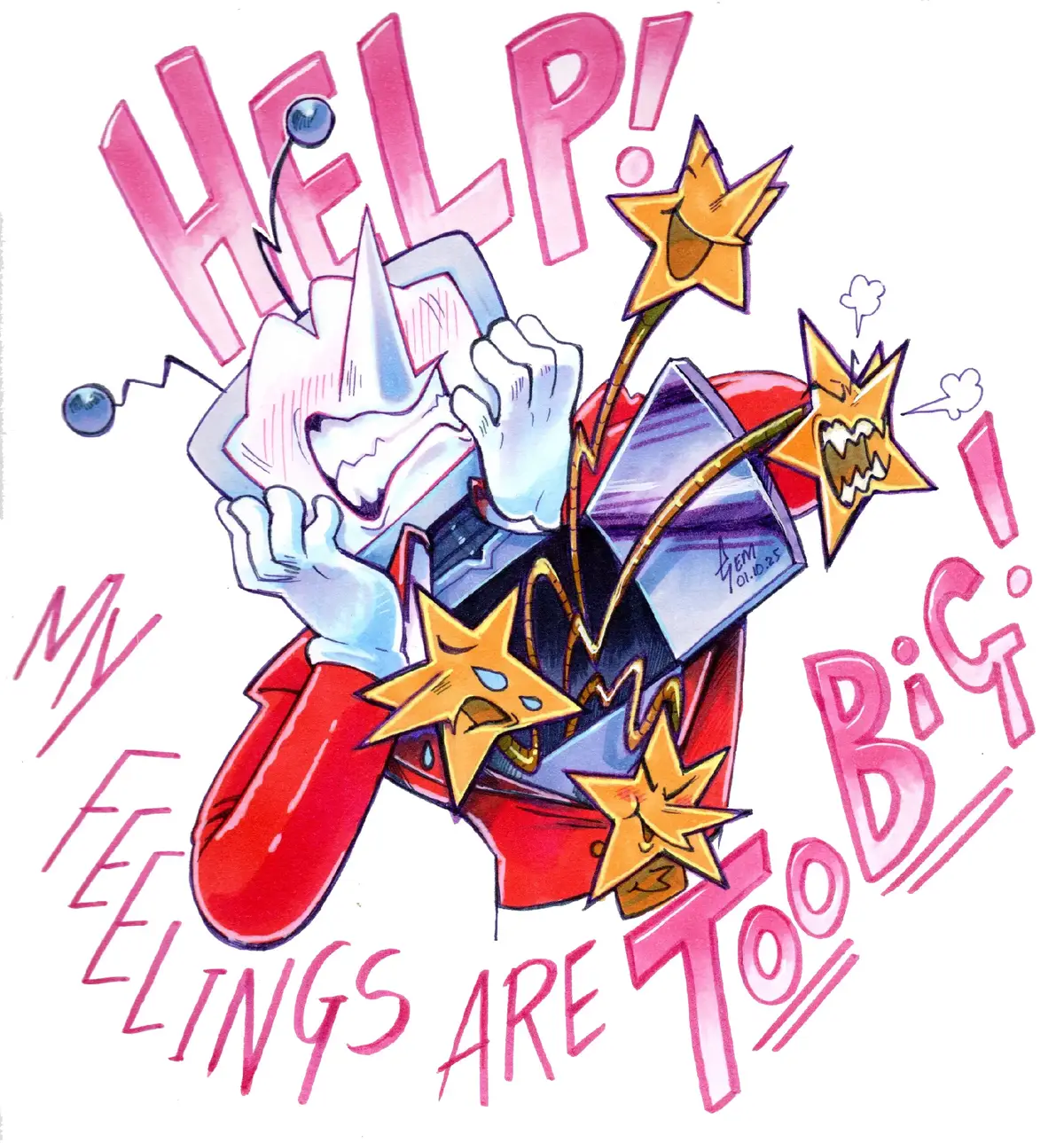 poor guy , I relate to him too much #deltarune #tenna #comic #mrtenna #mranttenna 