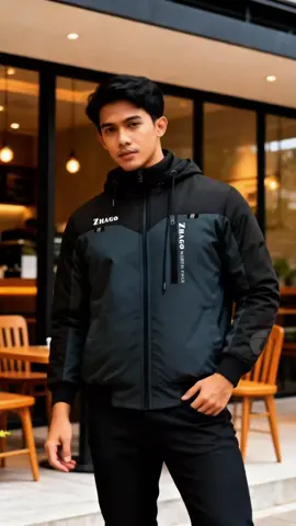 Jaket bolak-balik Zhago berbahan taslan premium, 80% tahan air dan angin. Cocok dipakai di semua musim, tampilan sporty, keren, dan maskulin. 1 jaket bisa dipakai dengan 2 gaya berbeda! #JaketPria #Zhago #FashionPria #Streetwear #StyleKeren