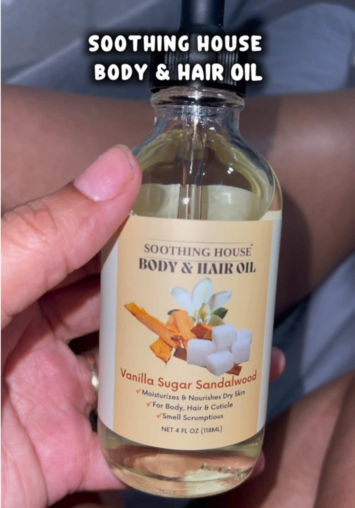@SoothingHouse Body & Hair Oil Y’all try it the potency of the product is everything ✨ #soothinghousebodyoil #bodyoil #showeroil #skincareroutine 