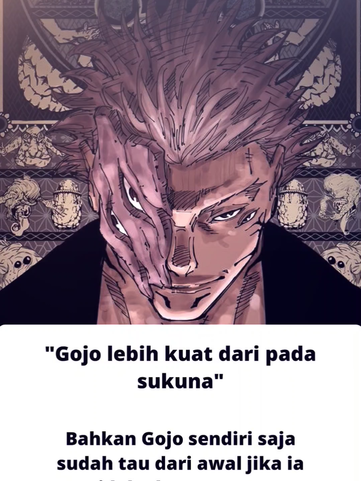 list alesan fan gojomok 1.karena lengah 2.3vs1 3.sukuna plot armor #jjk #jujutsukaisen #jujutsu #gojo #sukuna 