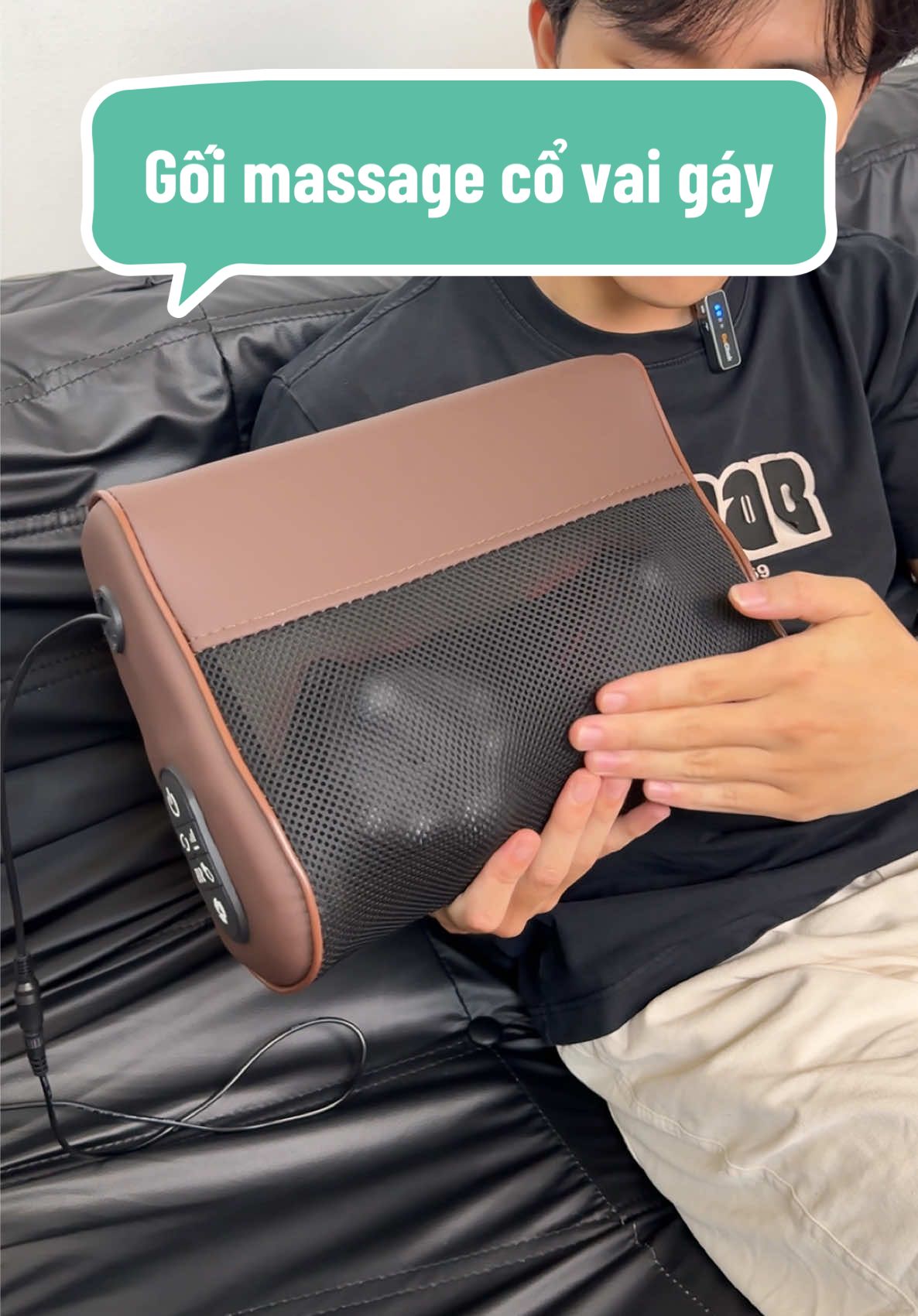 Gối massage cổ vai gáy king edo #congminhreview #review #kingedo #goimassage 