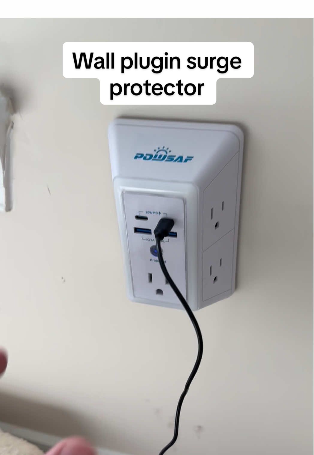 Wall plugin surge protection with 10 outlets #surgeprotector #surgeprotection #plugin #surgeprotectoroutlet #fallsale 