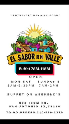 Come and try our Breakfast Buffet from 7AM-11AM we are located at 603 isom rd San Antonio Tx #SmallBusiness #sanantoniofoodie #sanantonio #paratiiiiiiiiiiiiiiiiiiiiiiiiiiiiiii #fy 