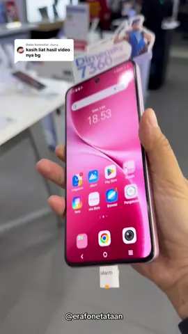 Membalas @𝓐𝓾𝓻𝓪  Spill hasil video dari Vivo V60Lite💗🥰🤏🏻 #v60lite #vivo #fy #erafone