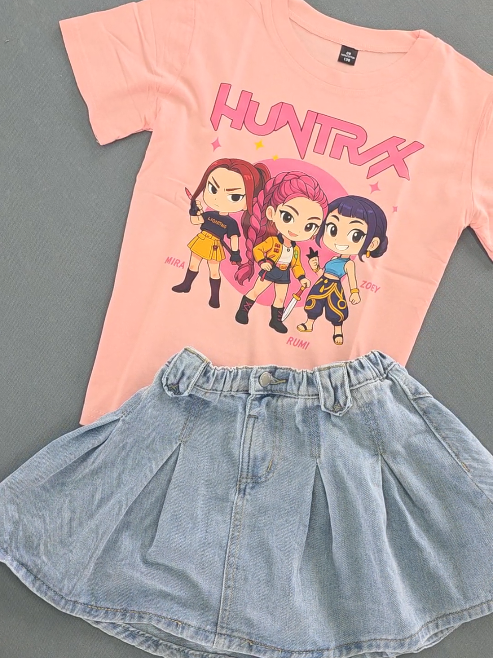 Huntrix Pure Cotton Tshirt #DemonHunter #CottonTshirt #Huntrix #kidsoutfit 