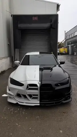 @🄰🅉🅃 | 🅴🅳🅸🆃 🔥 BMW M3 COMPÉTITION BLACK & WHITE : POUR OU CONTRE ? Une préparation unique en son genre : moitié blanche, moitié noire, cette BMW M3 Compétition bicolore attire tous les regards. Sous le capot, toujours le 6 cylindres en ligne 3.0 biturbo de 510 ch et 650 Nm, 0–100 km/h en 3,9 s. Une bête de performance qui divise par son style audacieux. Chef-d’œuvre artistique ou trop extrême ? 📌#BMW 📌#M3Competition 📌#CarSpotting 📌#LuxuryCars 📌#AutoPassion