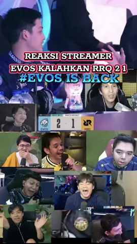 Reaksi streamer EVOS kalahkan RRQ di derby classic #NEXTJagoanMabar #MLBBNEXT2025 #evosvsrrq #mlbbcreatorbase #evos 