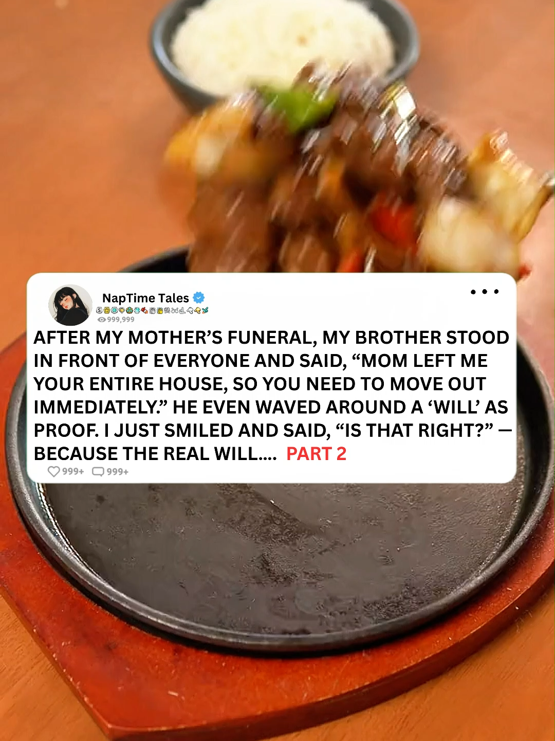 PART 2 | After My Mother’s Funeral, My Brother Stood In Front Of Everyone And Said, “Mom Left Me Your Entire House, So You Need To Move Out Immediately.” He Even Waved Around A ‘Will’ As Proof. I Just Smiled And Said, “Is That Right?” — Because The Real WilL. #reddit #askreddit #storytime #viral #fyp