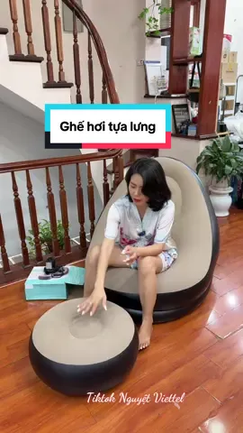 Ghế hơi tựa lưng #nguyetviettel #tiktokshop #xuhuong #ghế #ghehoitualung 
