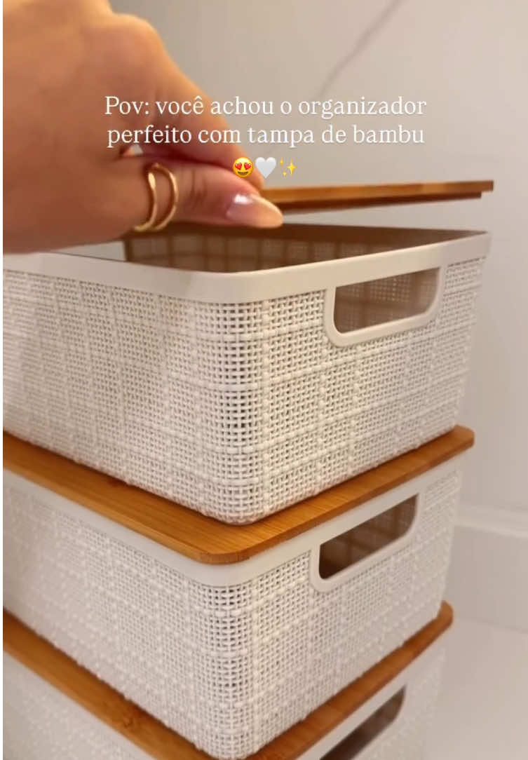 Organizador para sua casa 💗 #organizadores #achadinhos #organizacion #shopee #viraltiktok 