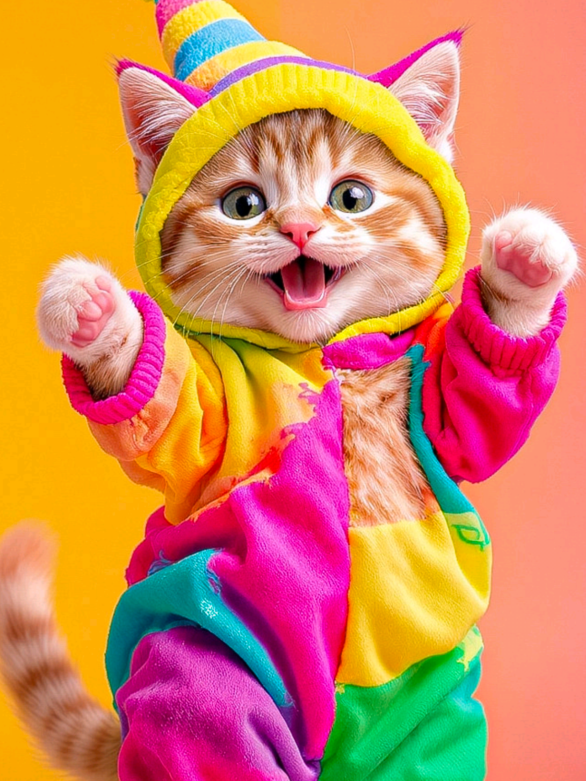 Cat dancing - Gato dançando #animaai #catdancing #kidsoftiktok #petdancing #cutebaby 