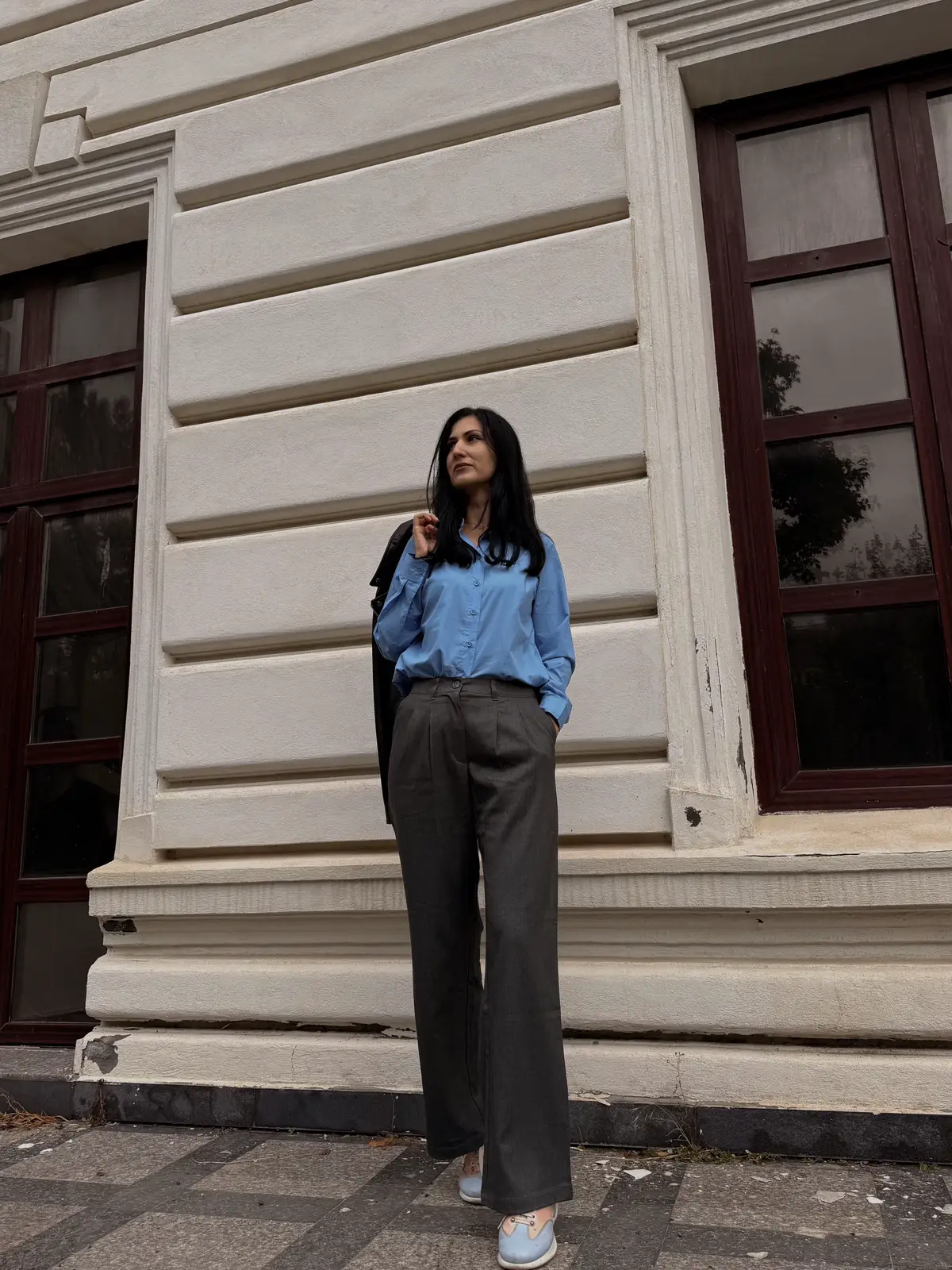 Fall office outfit🍂🍁 Shirt & pants @bonprix  . . . . _______ #bonprix #yestobonprix #bonprixitsme #reklama #fypシ゚viral🖤tiktok 