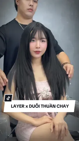 Layer thiết kế x Duỗi thuần chay, chiếc tóc vừa xinh sang vừa mềm mượt #tocdeptutam #73ToHieu #layeredhaircut #duoithuanchay #ilovetiktok 