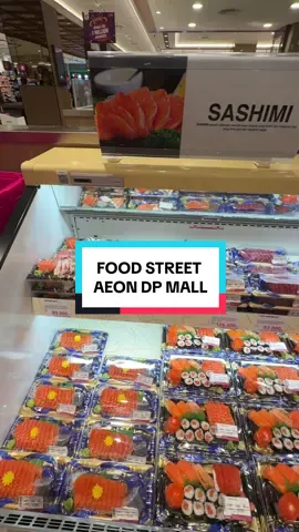 Kalo siangan dikit rame soalnya. Cocok kalo mau brunch #aeon #dpmall #sashimi #sushi 