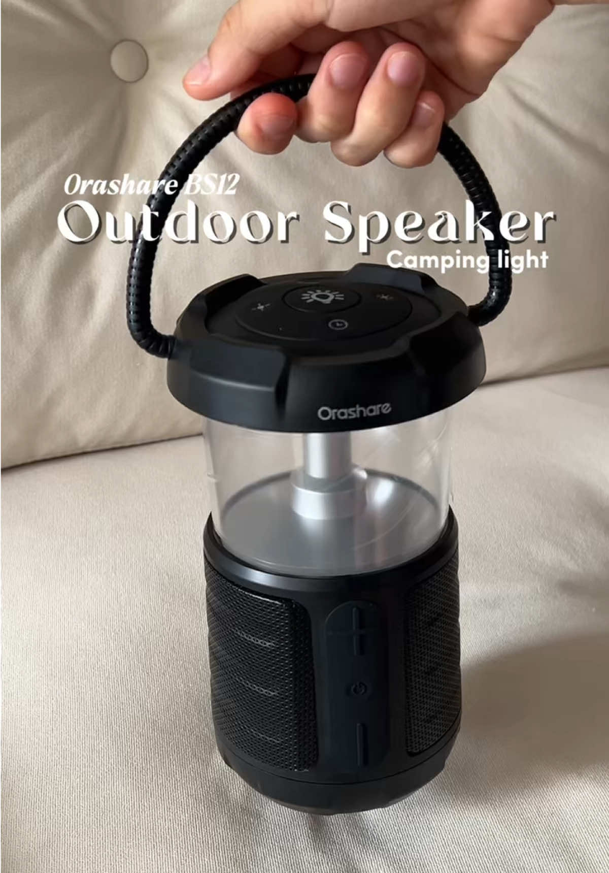 Yung hindi ka makapili kung light o sound, so you get both. 🔊🙌✨ #orashare #orasharespeaker #orasharecampinglight #bluetoothspeaker #campinglife 