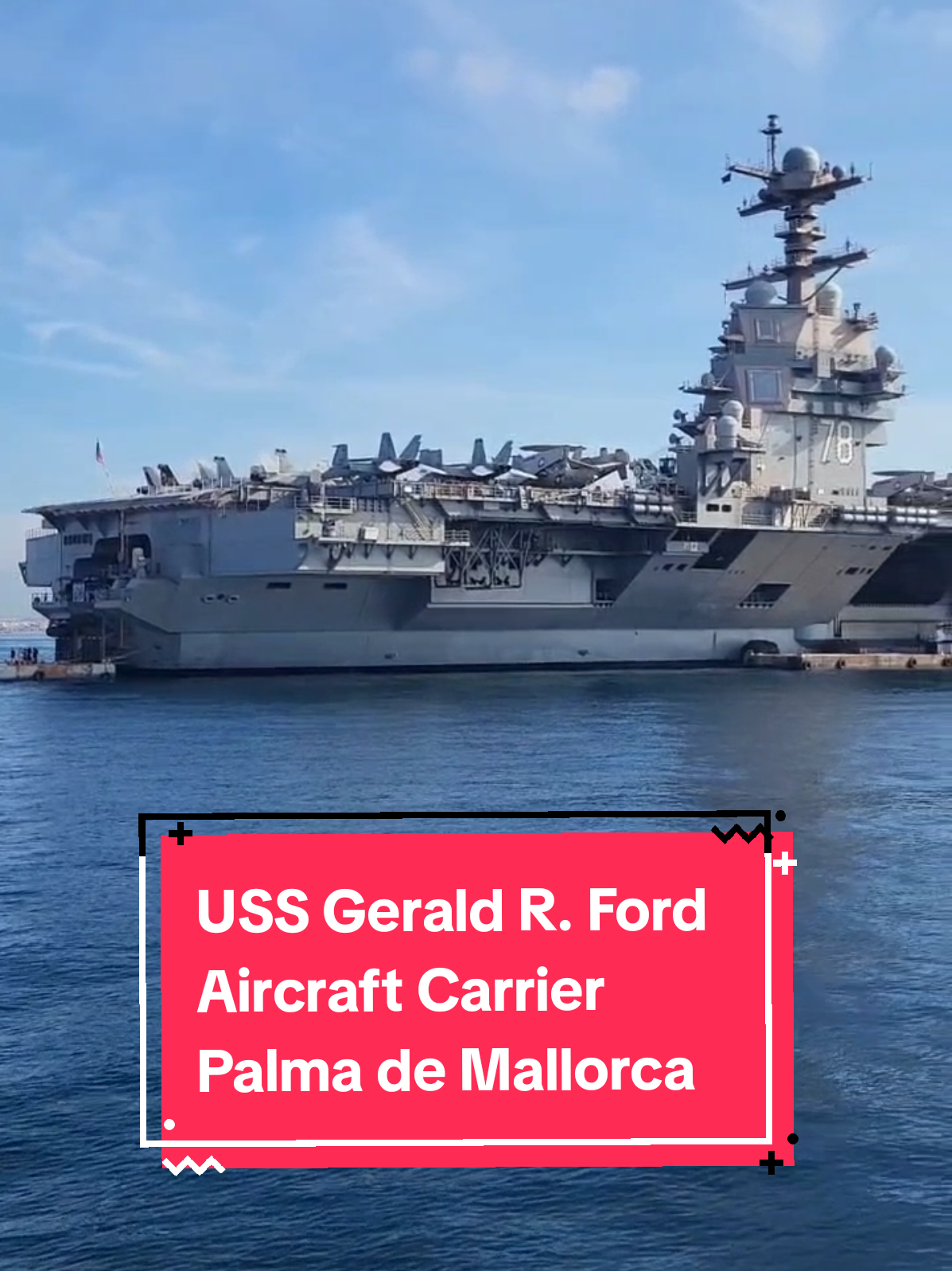 #mallorca #aircraftcarrier  #mallorcaadventures #flugzeugträger  #usnavy 