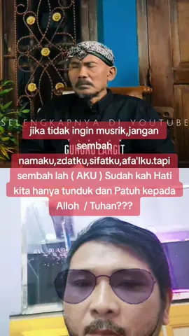 Jangan salah paham dulu sebelum kita mengetahui apa itu musrik, selama di dalam hati ada suatu keyakinan selain daripada Alloh / Tuhan. berarti kita masih sirik dan musrik. #ngajitauhid #ngajisadar #Ngajikaweruh #hakekat #makrifat 