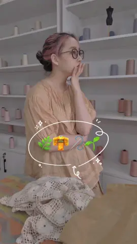 Trung Thu khum có gì chơiii, ở nhà may đồ thuii 🌱🌿🍃 #thichmacdep #mayva #linen #áo #handmade 