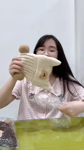 Mũ len che tai cho bé #xuhuong 