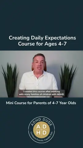 From Creating Daily Expectations Course for Ages 4-7 (Mini Course for Parents of 4-7 Year-Olds) #adhdparenting #adhdkids #adhdparentingtips #adhdchildren