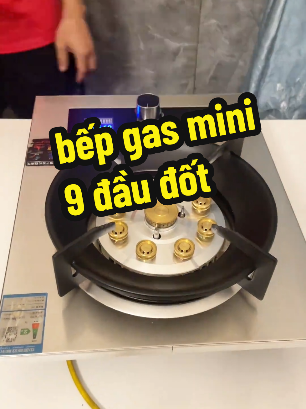 bếp gas mini 9 đầu đốt thông minh #bepgamini #bepgathongminh #bepgadon #bepga9daudot #bepgahengio 