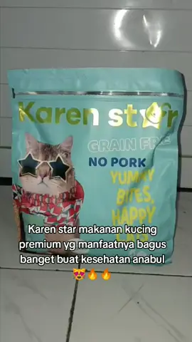 #karenstar #dryfood #catlover #pecintakucing #kucinggemoy 