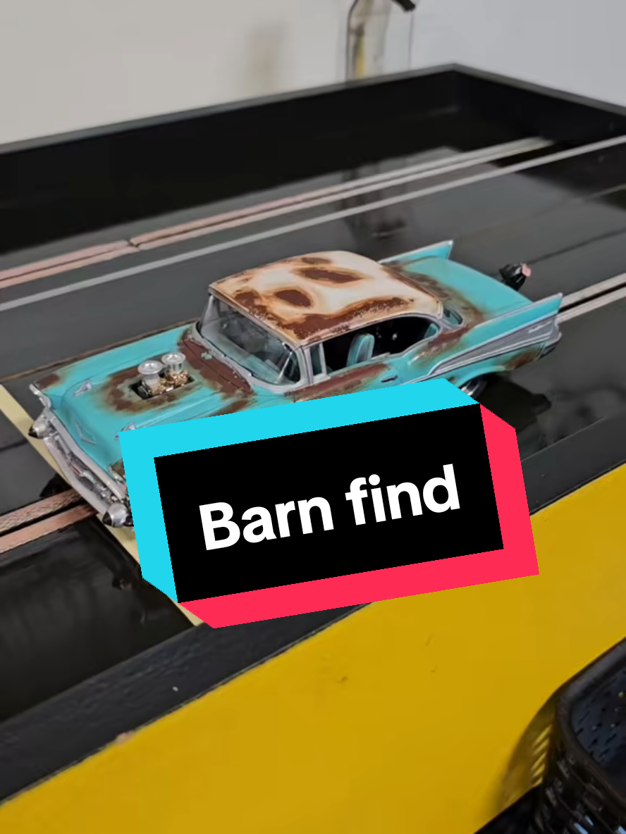 Barn find slot car. #slotcardragracing #slotcars #thatslotcarguy #slotcartrack #barnfind 