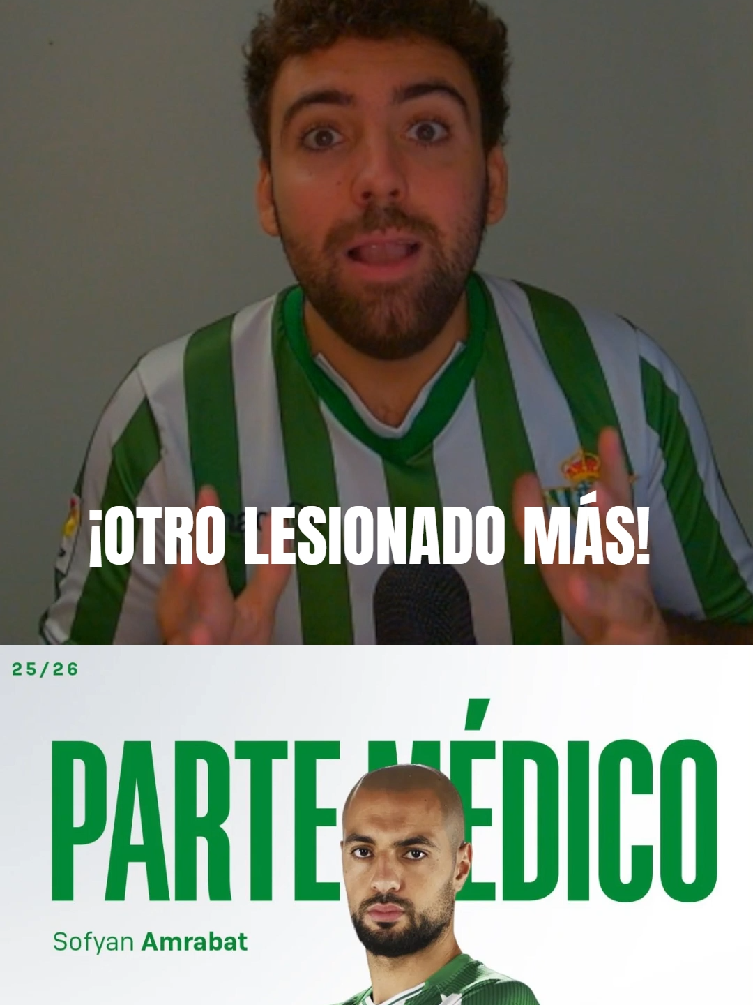 Amrabat sufre un lesión muscular y se une a la importante lista de lesionados del Betis, esto hay que cambiarlo...