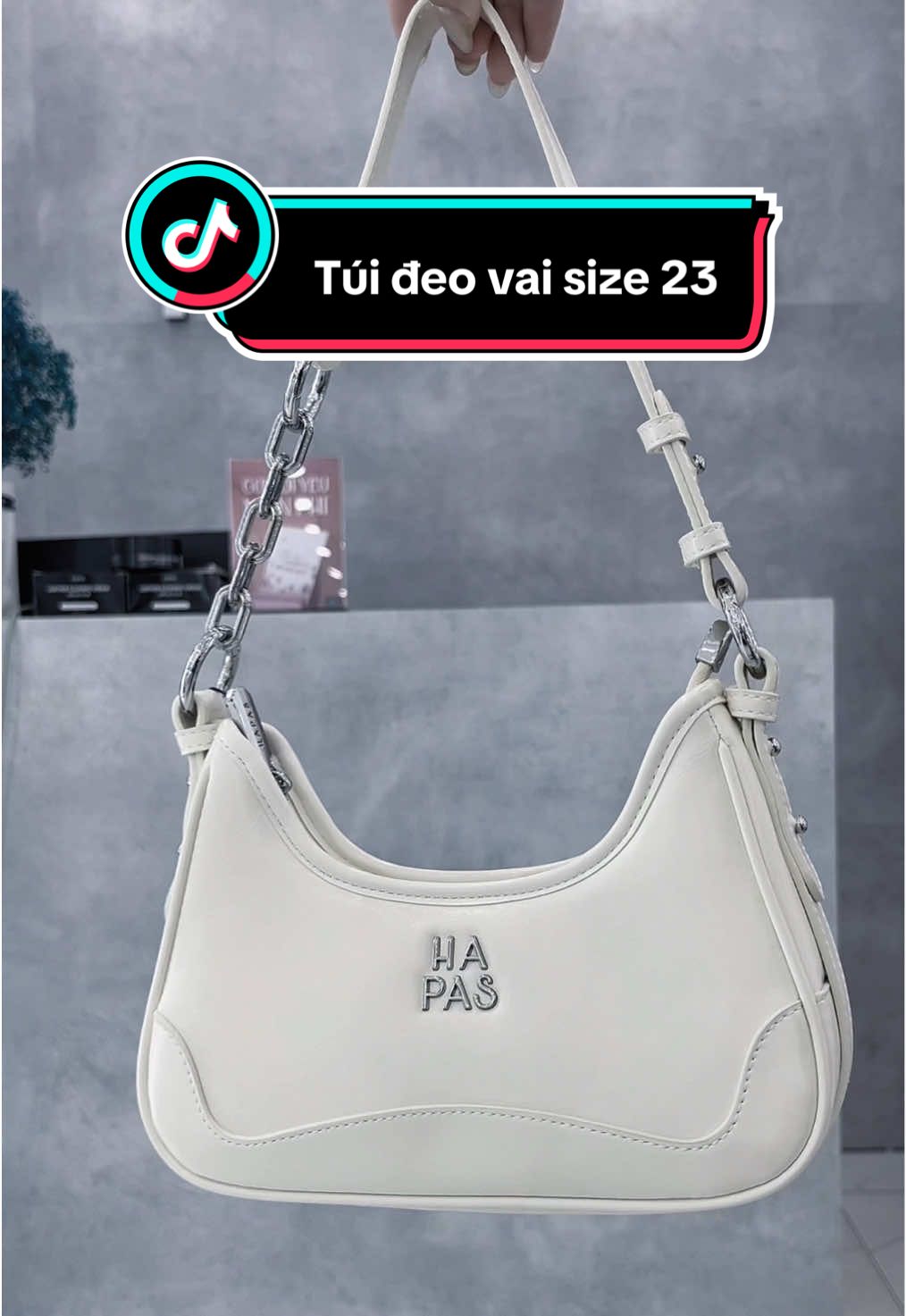 Gọn nhẹ – sang chảnh – hợp mọi outfit ✨ Túi Hapas size 23 đang cháy hàng!👜 #tuihapas #quatang20_10 #yeutudieunhonhat #quatang #trending 