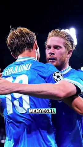 Hojlund Menyesal Baru Kenal Umpan Kevin de Bruyne #football #fyp 