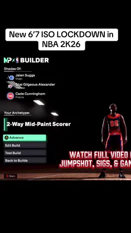 6’7 new pg iso build is insane #nba2k26 #nba2k #2kcommunity #2k26 