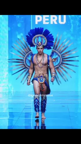 Presentación preliminar! @luigiimoron en su presentación en National Costume del @officialmisterglobal  #misterglobal #luigimoron #misterperu #misterglobal2025