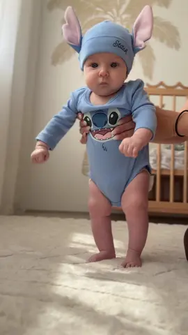 Baby stitch part 2 💙😍 who else loves this little outfit 🫶🏼 #cutebabyboy #cutebabiesoftiktok #snugglybaby #cutebabyoutfits #halloweenbaby 