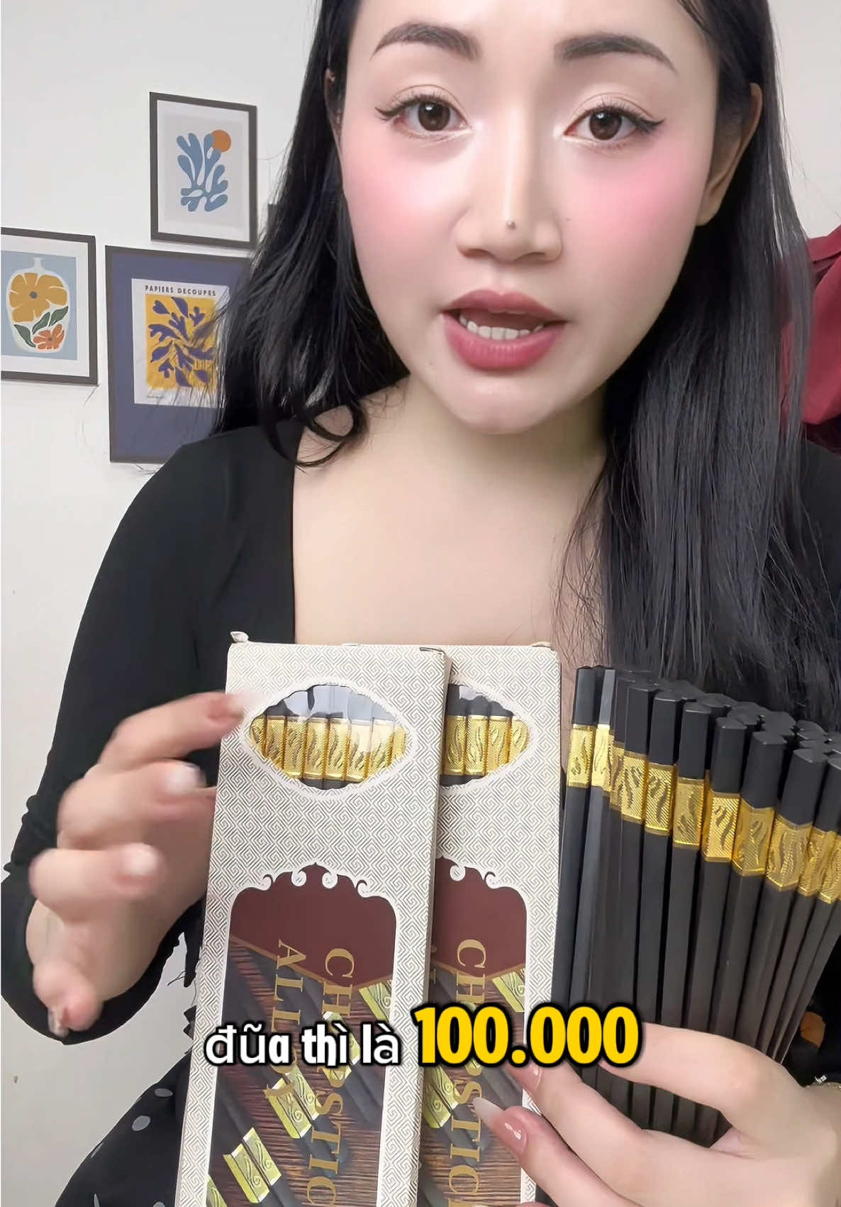 COMBO ĐŨA NHỰA ĐUÔI MẠ VÀNG giá sale tận xưởng #hoangmymy #combodua #duanhuamavang 