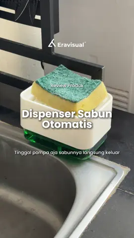 Dispenser sabun ini bikin satset banget karena cara ngeluarin sabunnya itu tinggal pompa aja, terus inituh sekalian tempat spons cuci piringnya juga yaa. #dispensersabun #tempatsabuncucipiring #dispensersabunotomatis #paydaysale #promoguncang1010 