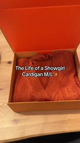 The Life of a Showgirl Cardigan M/L✨ #ts12 #swifttok #taylorswift #taylorswiftmerch #tloas 