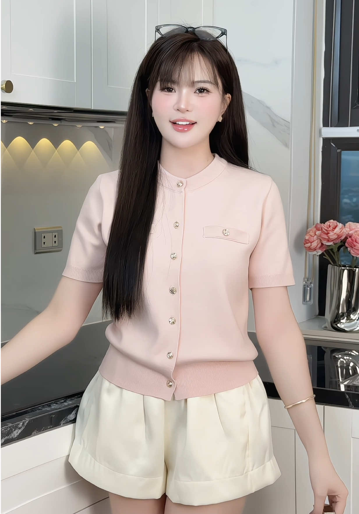 Ao len dệt kim sang chảnh #champhanriview 