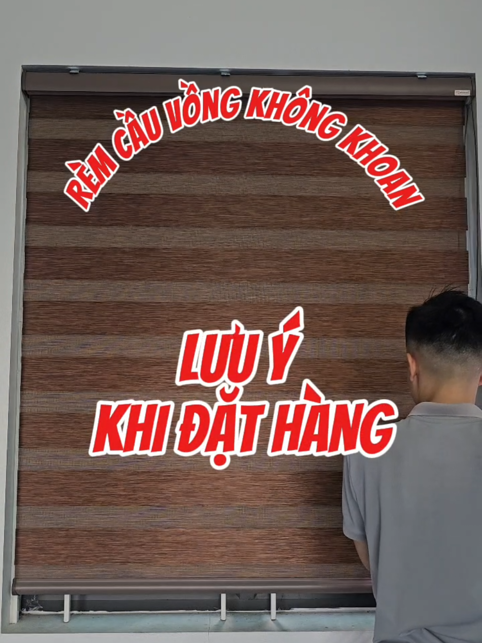 Những điểm cần lưu ý để có 1 bộ rèm đẹp, khi đặt phiên bản rèm cầu vồng Hàn Quốc không khoan đục #remcua #remcauvonghanquoc 