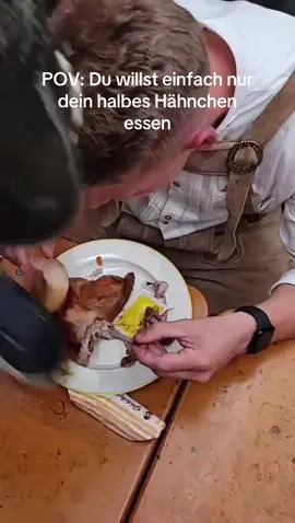 POV: Du willst einfach nur dein halbes Hähnchen essen😂 #wasenstuttgart #wasen #svosterburken